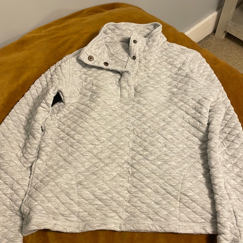 Gray pull over